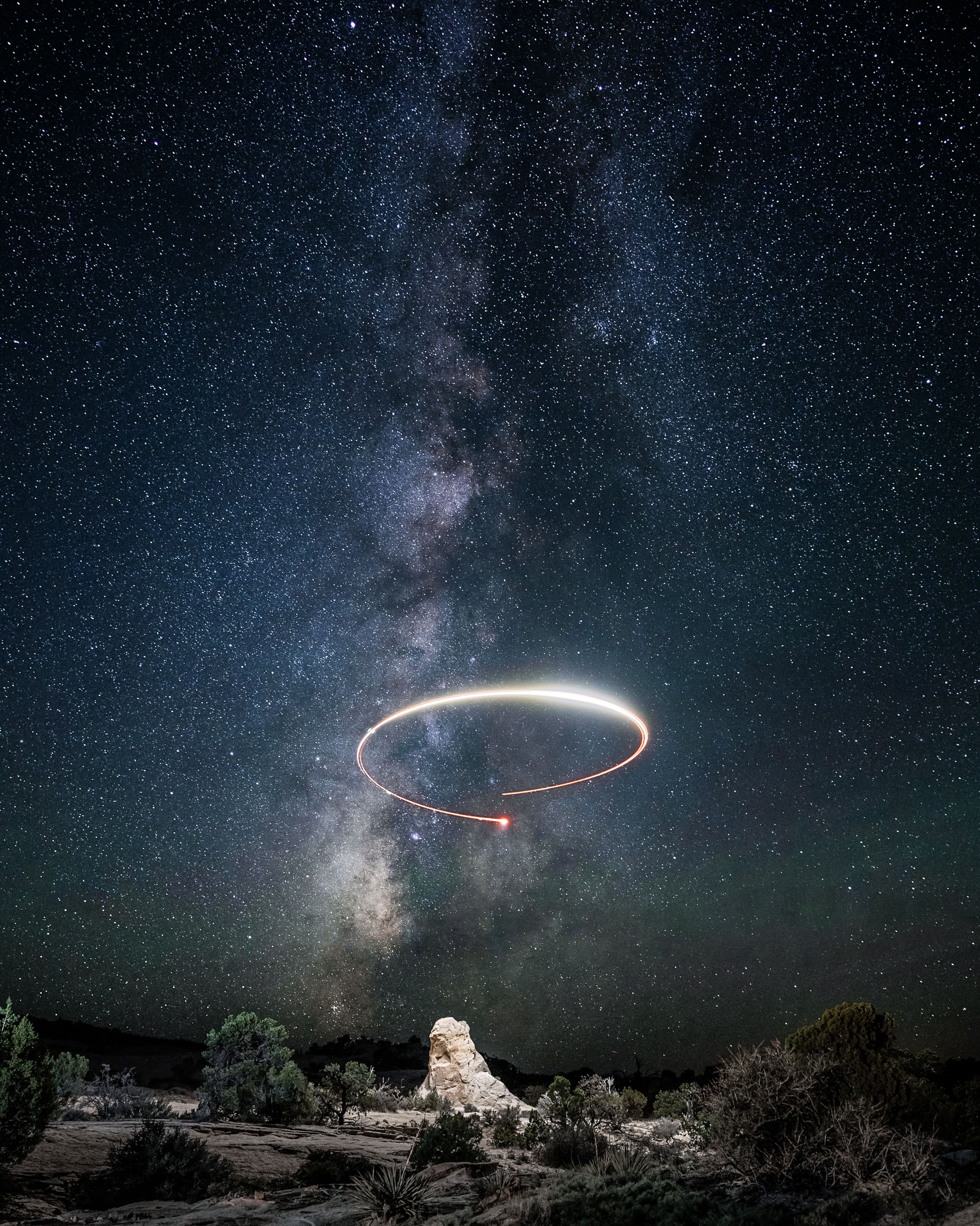 Halo over Spencer Flat