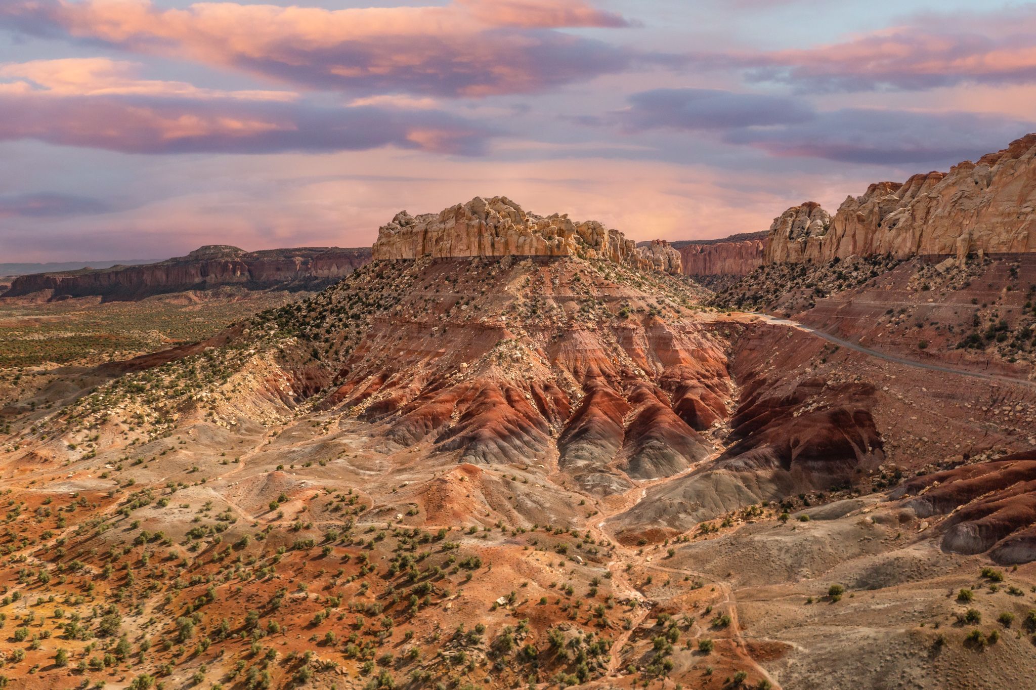 Burr Trail from Above