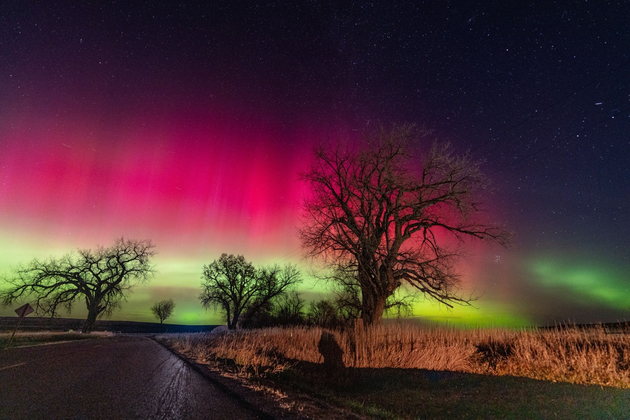 Aurora that far south is an event, not a plan.