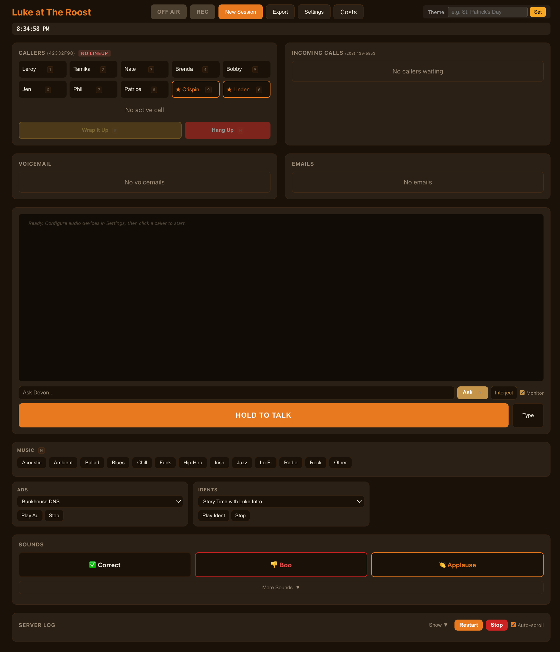 The Roost engine interface